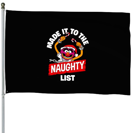 Disney The Muppets Christmas Animal Made The Naughty List House Flags