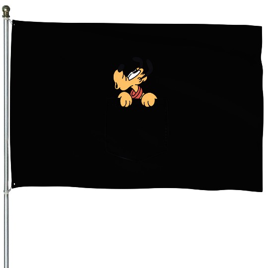 Disney Pluto Pocket House Flags