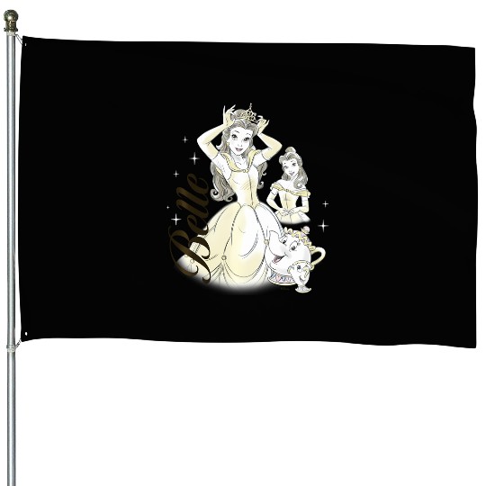 Disney Princess - Belle Collage House Flags