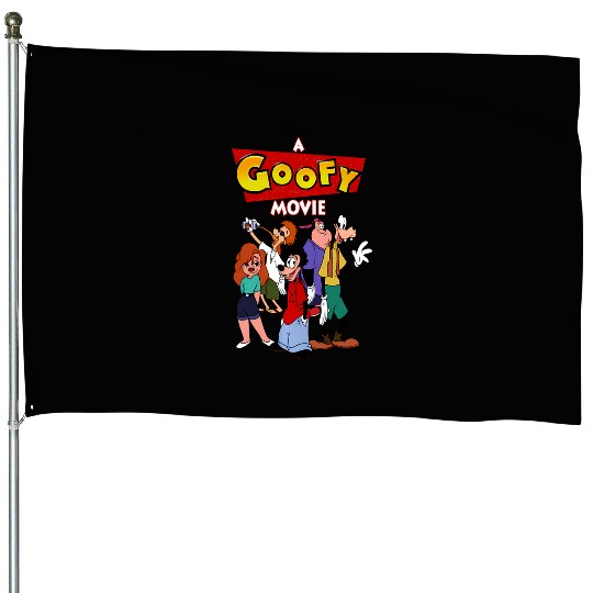 Disney A Goofy Movie Group Shot Logo House Flags
