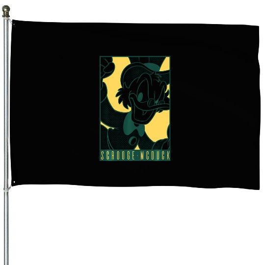 Disney Ducktales Scrooge Mcduck Comic Portrait House Flags