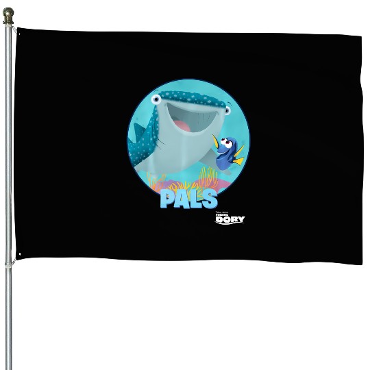 Disney Pixar Finding Dory Destiny Biggest Fish Pals Logo House Flags