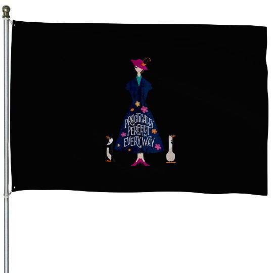 Disney Mary Poppins Practically Perfect House Flags