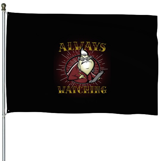 Disney Pixar Monsters Inc. Roz Always Watching Portrait House Flags