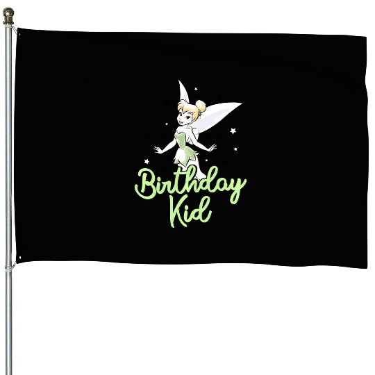 Disney Peter Pan Birthday Kid Vintage Tinker Bell House Flags