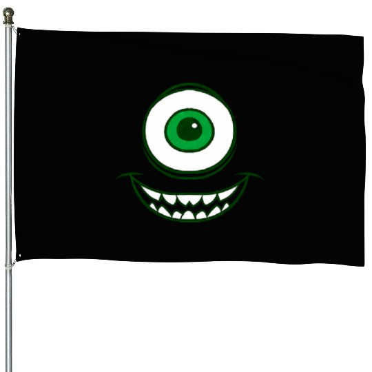 Disney Monsters Inc. Mike Wazowski Halloween House Flags