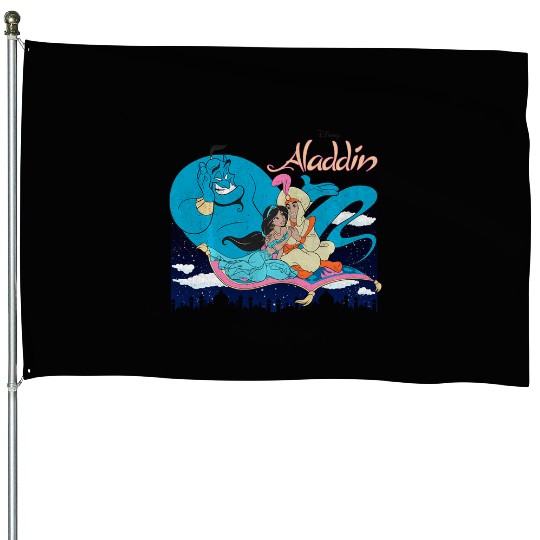 Disney Aladdin Classic Poster House Flags