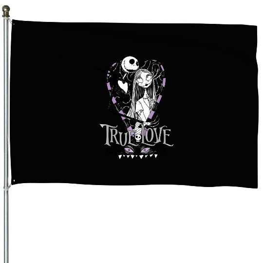 Disney Nightmare Before Christmas Valentines True Love House Flags