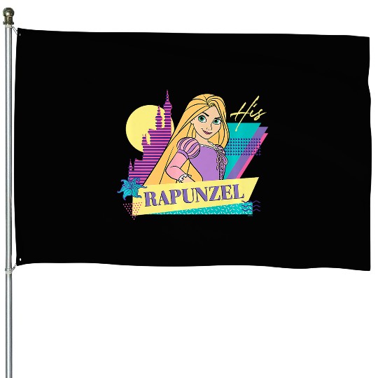 Disney Tangled Retro ’90s Couples Matching His Rapunzel Premium House Flags