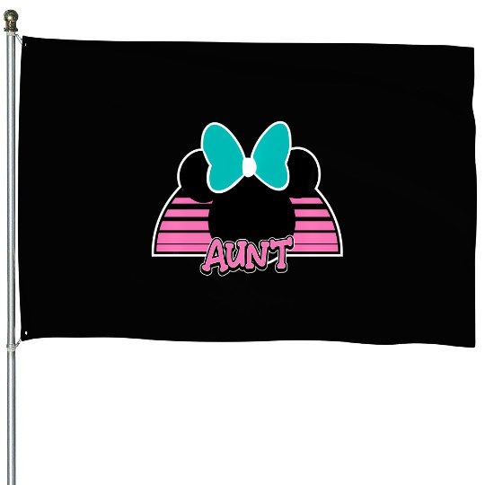 Disneymickey Mouse Aunt House Flags