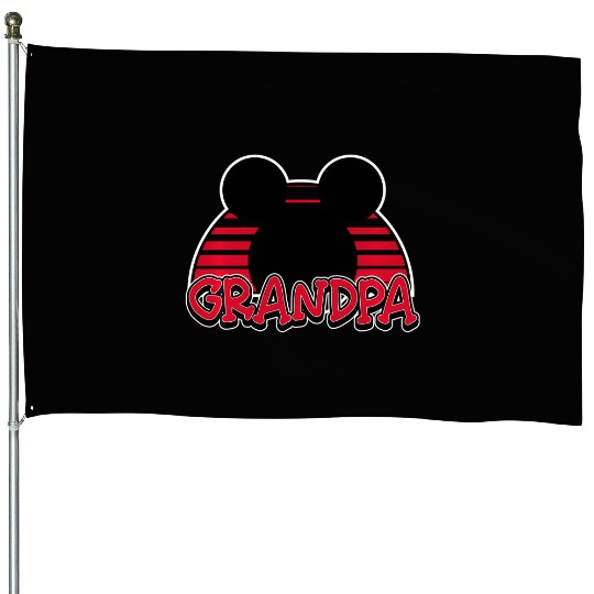 Disney Mickey Mouse Grandpa House Flags