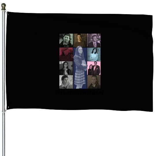 gilmore girls eras tour poster black print House Flags