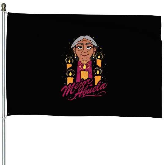 Disney Encanto Alma Madrigal Mejor Abuela House Flags