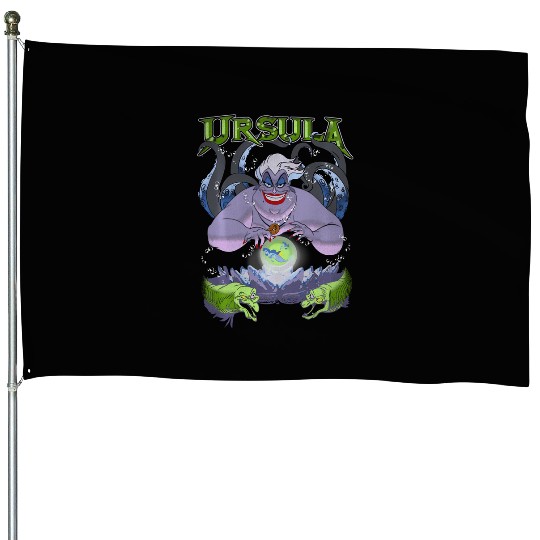 Disney The Little Mermaid Ursula Cauldron Dark Portrait House Flags