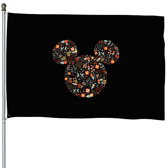 Disney Mickey Mouse Spring Head Icon Springtime House Flags
