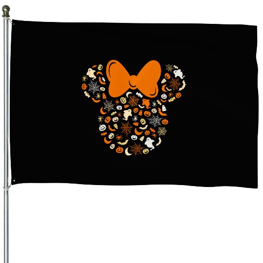 disney minnie mouse halloween ghosts pumpkins spiders sweat House Flags