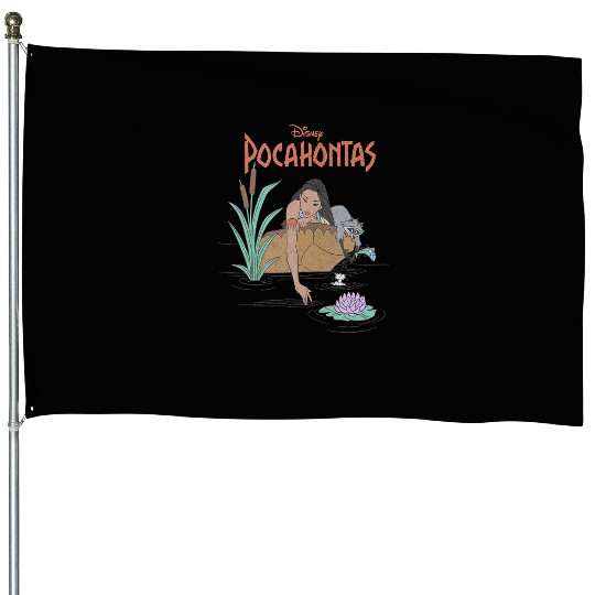 Disney Pocahontas Meeko Afternoon Dreaming Tank Top House Flags