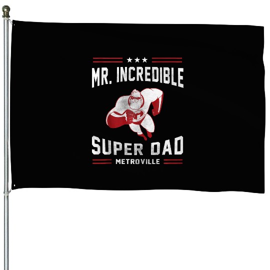 disney Pixars incredibles super dad House Flags