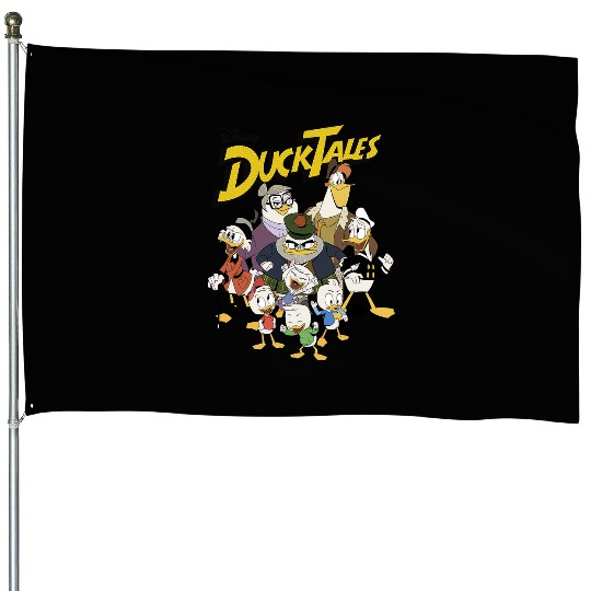 Disney DuckTales Group Shot Logo House Flags