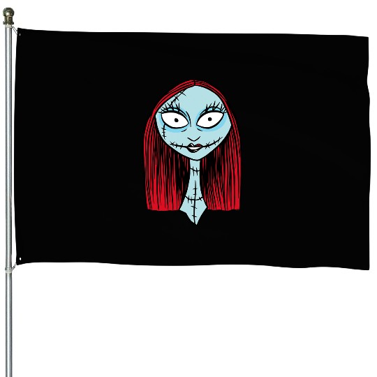 Disney The Nightmare Before Christmas Sally Big Face House Flags