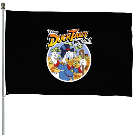 Disney Ducktales Classic Uncle Scrooge Woo-Oo House Flags
