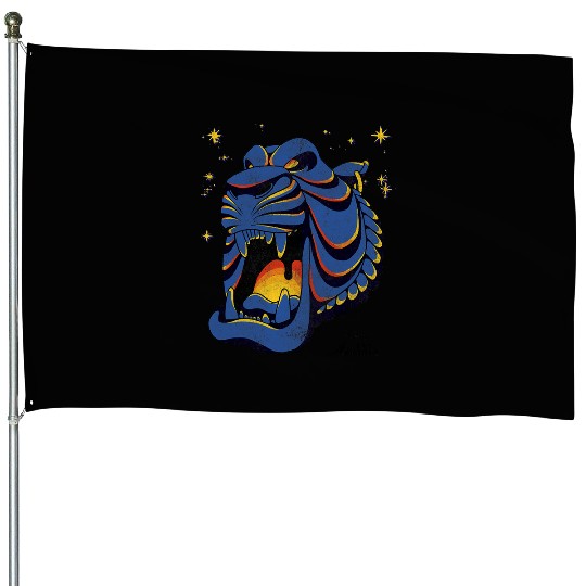 disney aladdin rajah tiger head cave House Flags