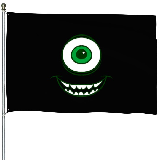 Disney Monsters Inc. Mike Wazowski House Flags