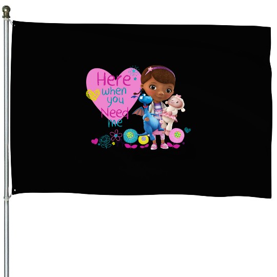 Disneys Doc McStuffins Dottie and Lambie Pullover House Flags