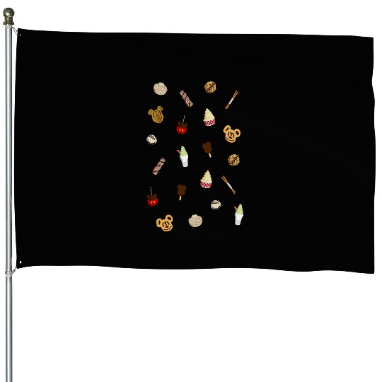 Disney Snacks House Flags