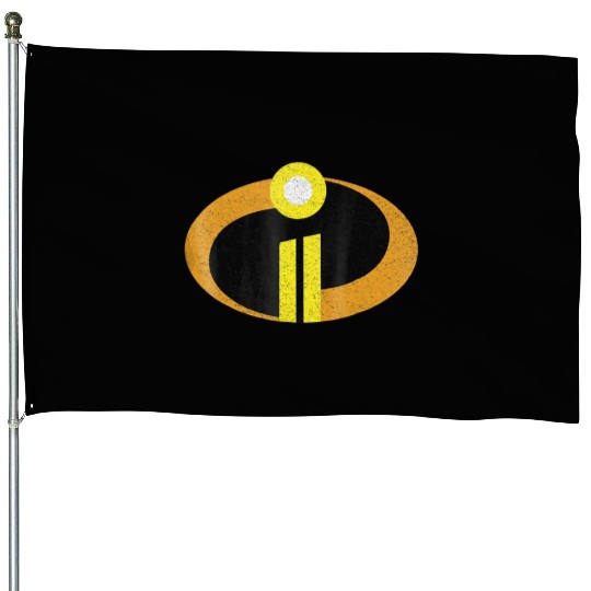 Disneys Pixars incredibles 2 logo graphic House Flags