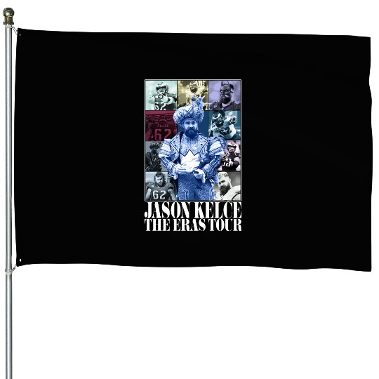 Jason Kelce Eras Tour House Flags House Flags