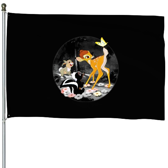 Disney Bambi Playmates House Flags