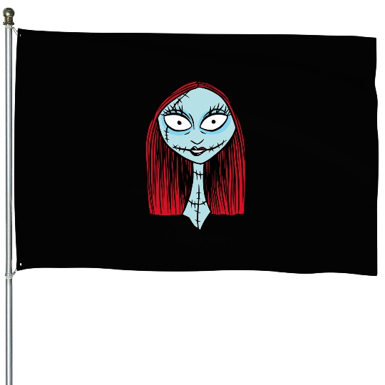 Disney The Nightmare Before Christmas Sally Big Face House Flags