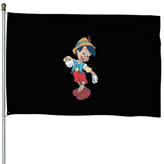 Disney Pinocchio Vintage Portrait House Flags