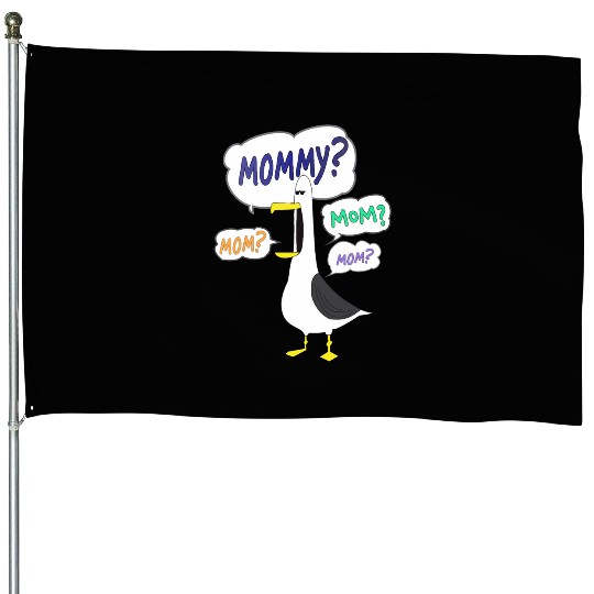 Mom Mommy Finding Nemo Seagull Mine Disney House Flags