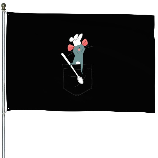 Disney PIXAR Ratatouille Remy Small Pocket Chef House Flags