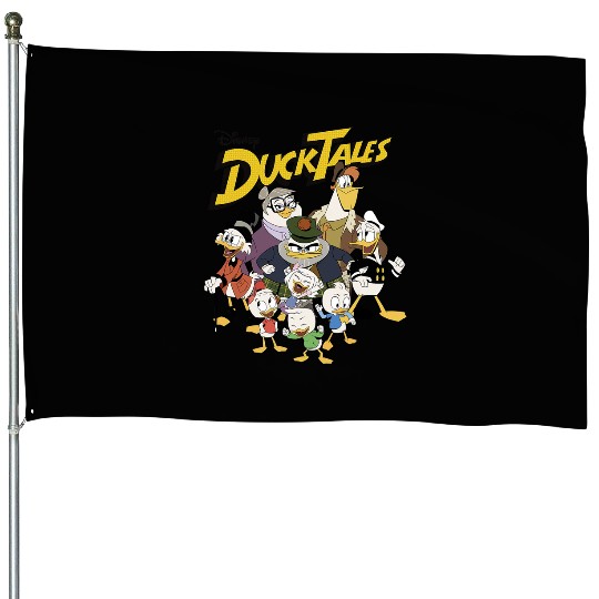 Disney DuckTales Group Shot Logo House Flags