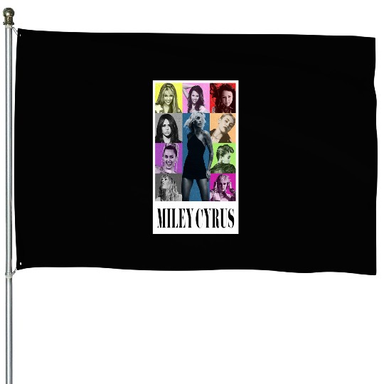 Miley Cyrus Eras Tour Shirt Flowers House Flags