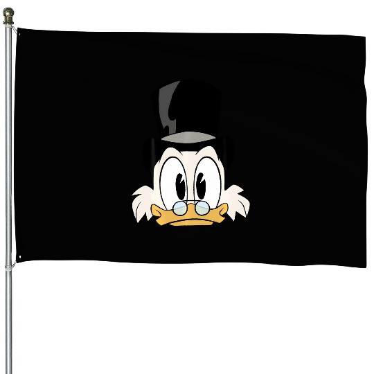 Disney Ducktales Scrooge Mcduck Big Face House Flags