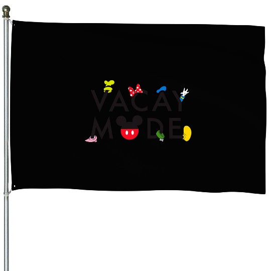 Disneys characters vacay mode House Flags