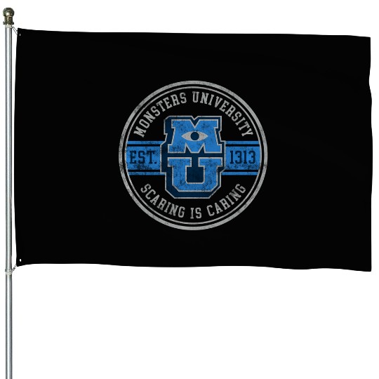 Disney And Pixars Monsters University Scaring Is Caring House Flags