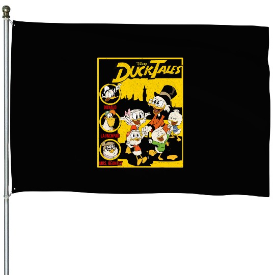 Disney DuckTales Comic Book Cover House Flags
