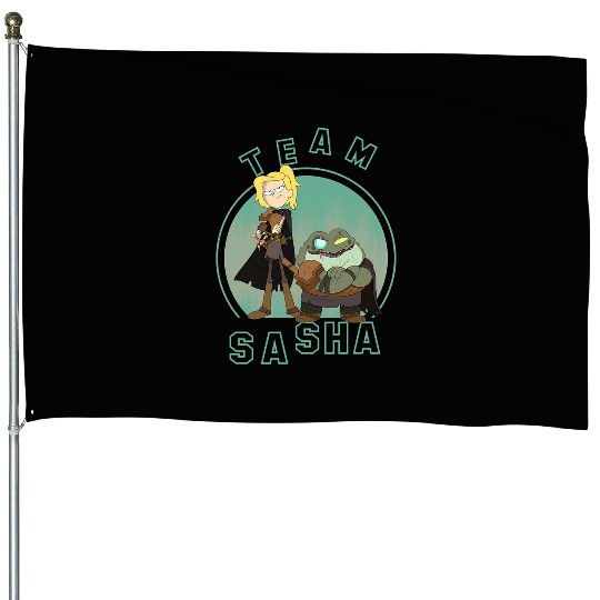 Disney Channel Amphibia Team Sasha House Flags