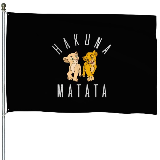 Disney Lion King Simba Nala Hakuna Matata House Flags