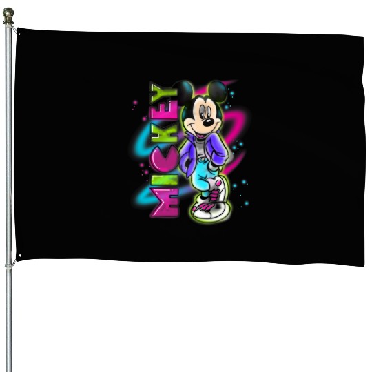 Disney Mickey Mouse Airbrush House Flags