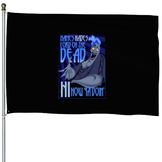 Disney Hercules The Name's Hades Quote Graphic House Flags