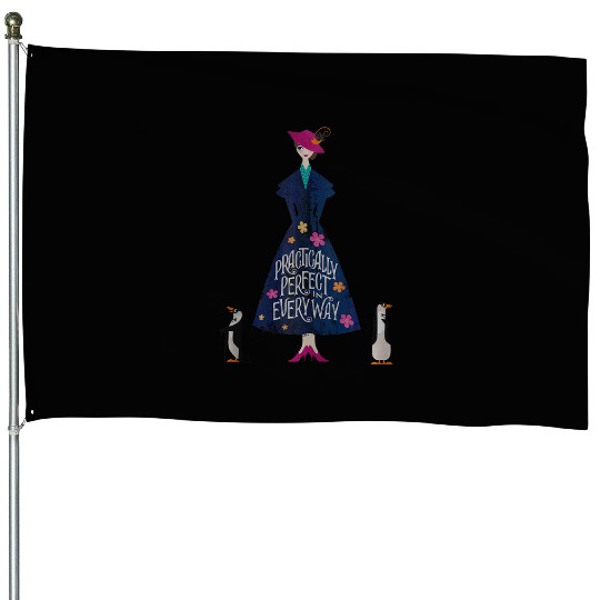 Disneys mary poppins practically perfect House Flags