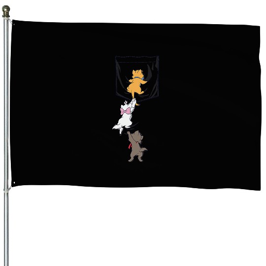 Disney The Aristocats Kitten Pocket House Flags
