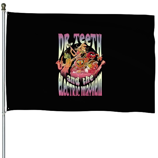Disney The Muppets Dr. Teeth And The Electric Mayhem House Flags