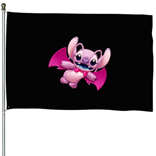 Disney Halloween Angel The Vampire Bat House Flags